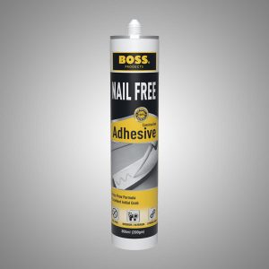 Boss Nail Free, A Nail-Free is a synthetic rubber adhesive